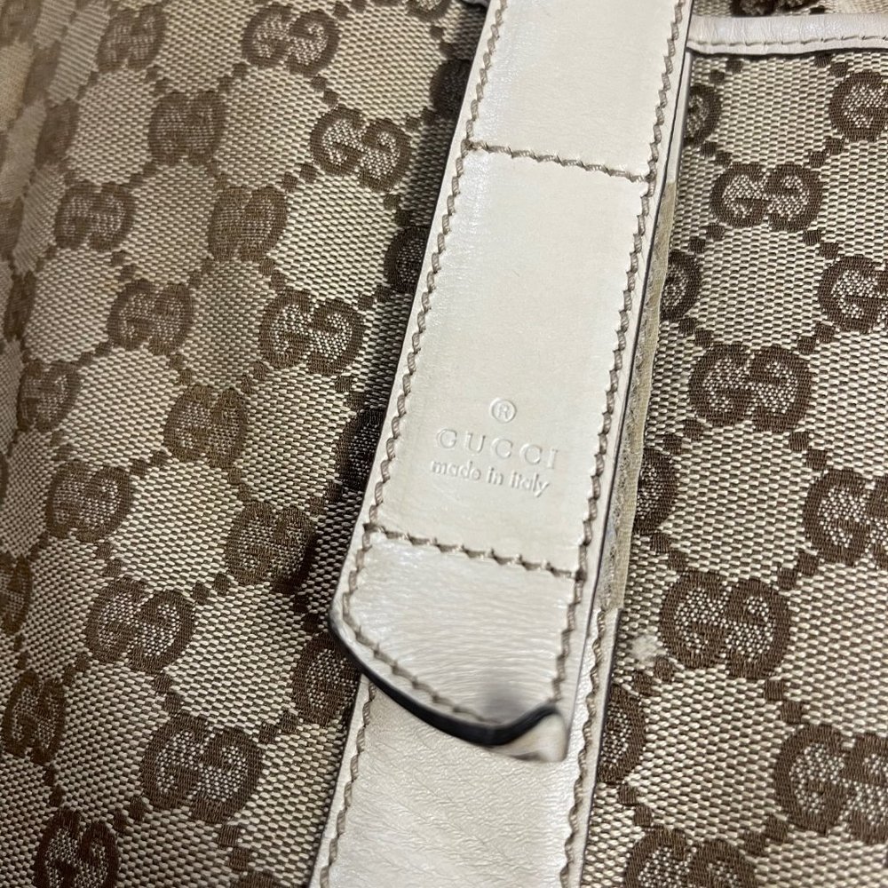 Gucci Tote Bag Brown Canvas - Picture 4 of 13